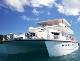 Catamarano a motore per charter alle Seychelles (attrezzato per pesca d'altura)