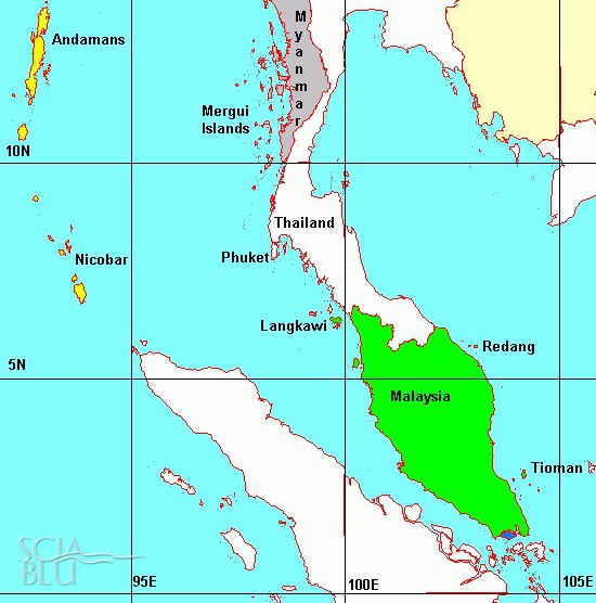 ketch HA: area di navigazione