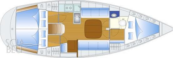 Bavaria 36: layout