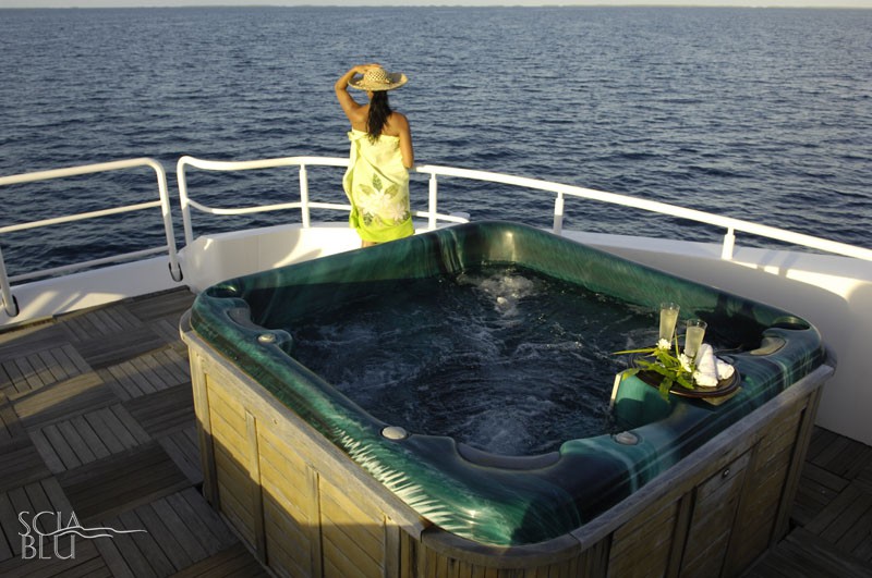 Jacuzzi sul ponte