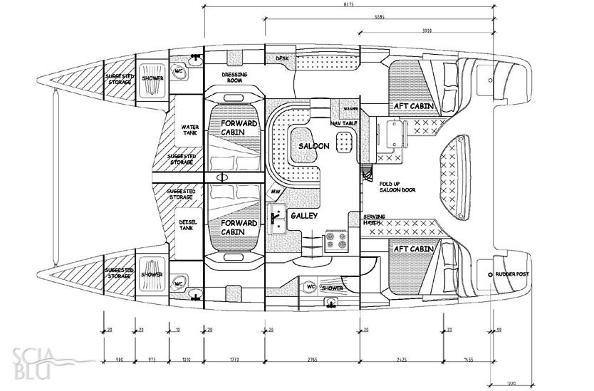 Knysna 48.5: layout