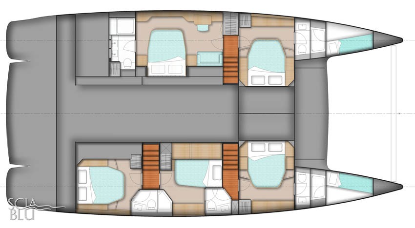 Sanya 57: layout zona notte