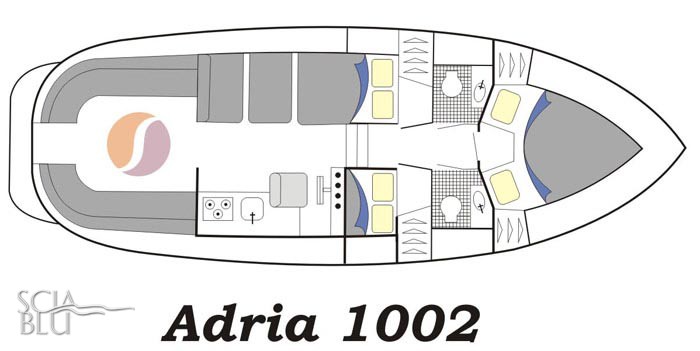 Adria 1002: layout