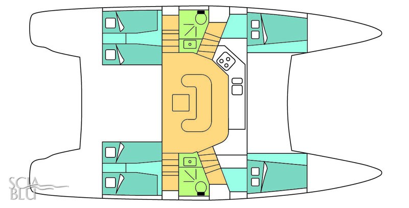 Catana 41 oc: layout