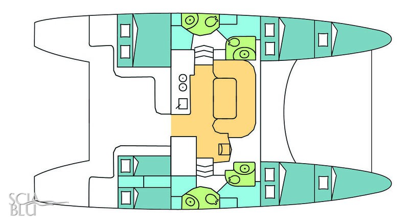 Catana 43oc: layout