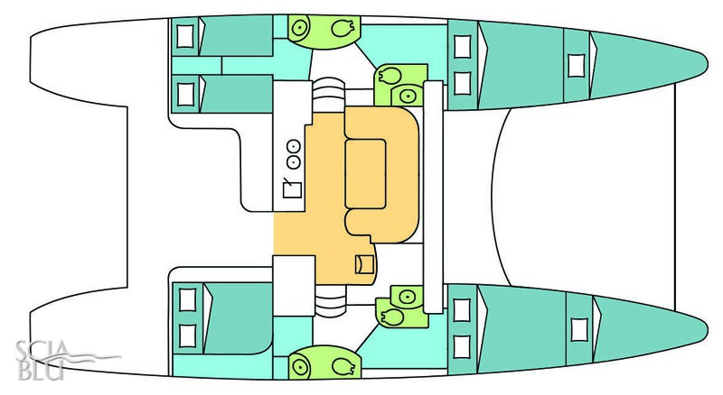 Catana 47 oc: layout